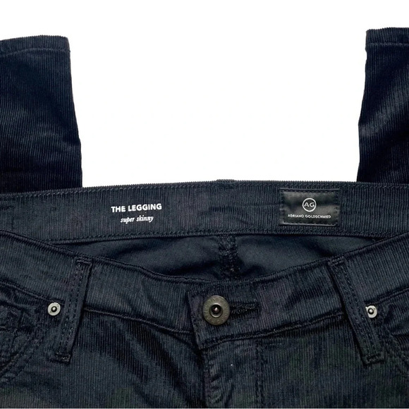 AG Adriano Goldschmied The Super Skinny Velvet Stretch Corduroy Legging Jeans - Picture 6 of 8